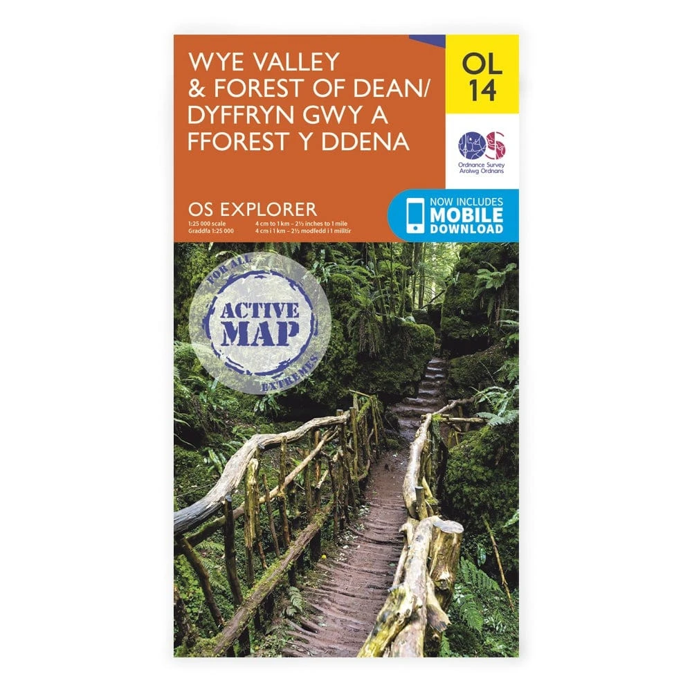 OS Explorer Laminated / Wye Valley 1 OS Explorer Laminated / Wye Valley