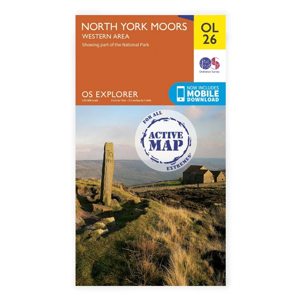 OS Explorer Laminated / North York Moors West 1 OS Explorer Laminated / North York Moors West