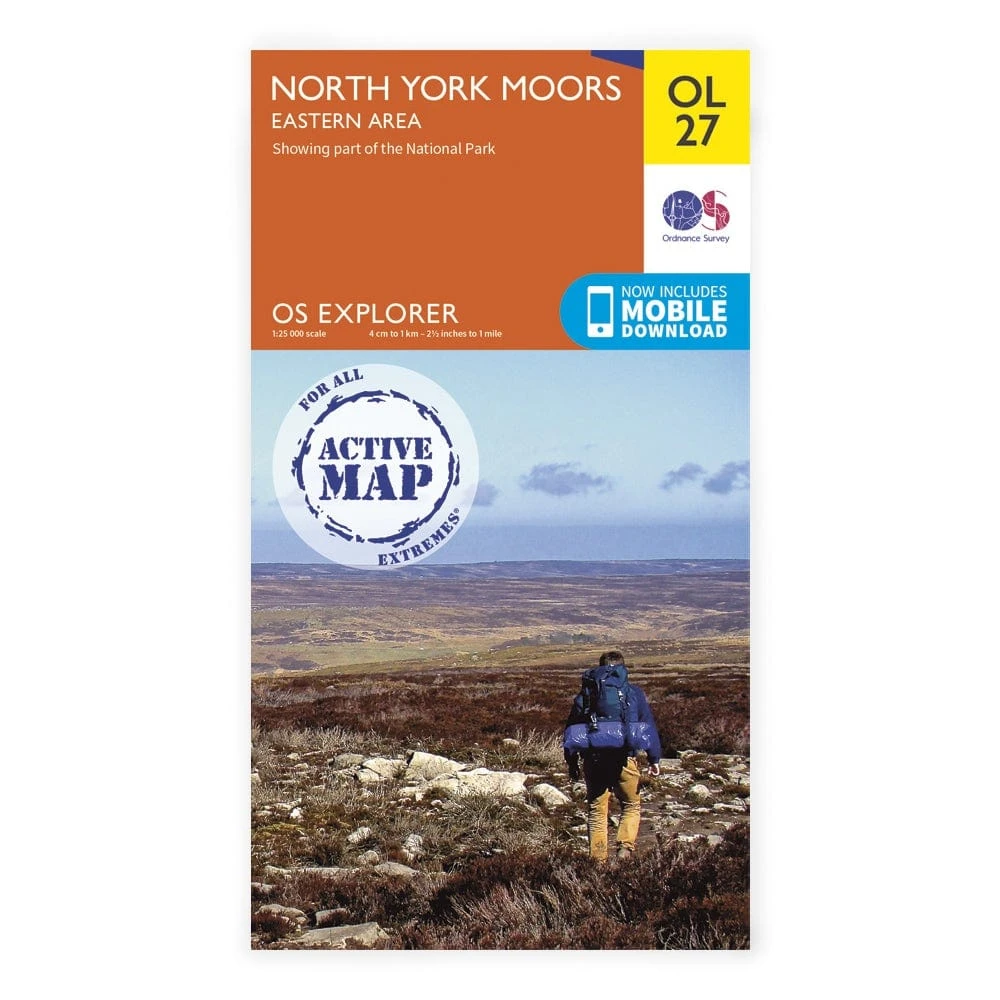 OS Explorer Laminated / North York Moors East 1 OS Explorer Laminated / North York Moors East