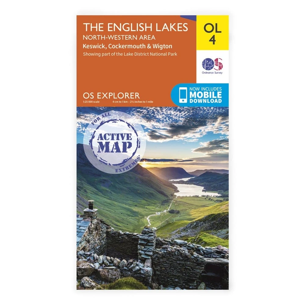 OS Explorer Laminated / English Lakes NW 1 OS Explorer Laminated / English Lakes NW