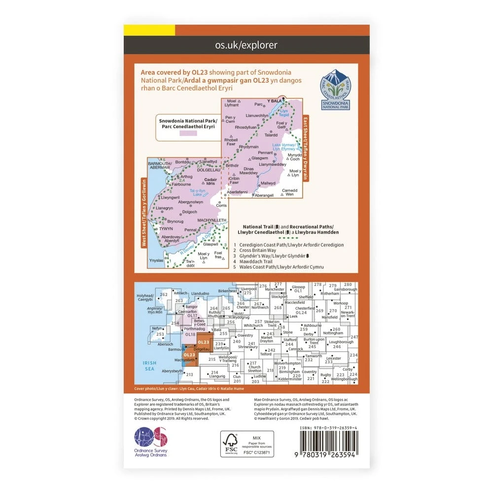 OS Explorer / Snowdonia Cadair Idris 2 OS Explorer / Snowdonia Cadair Idris - Image 2