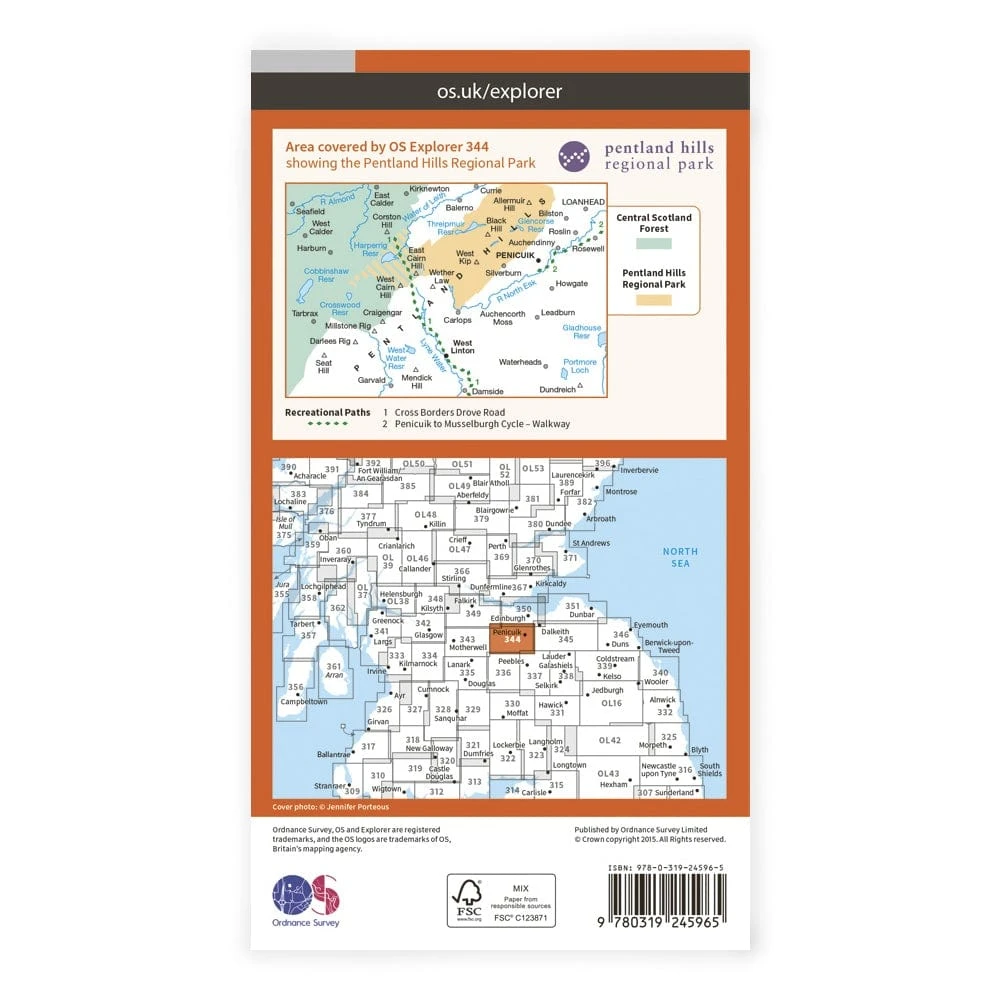 OS Explorer / Pentland Hills 2 OS Explorer / Pentland Hills - Image 2