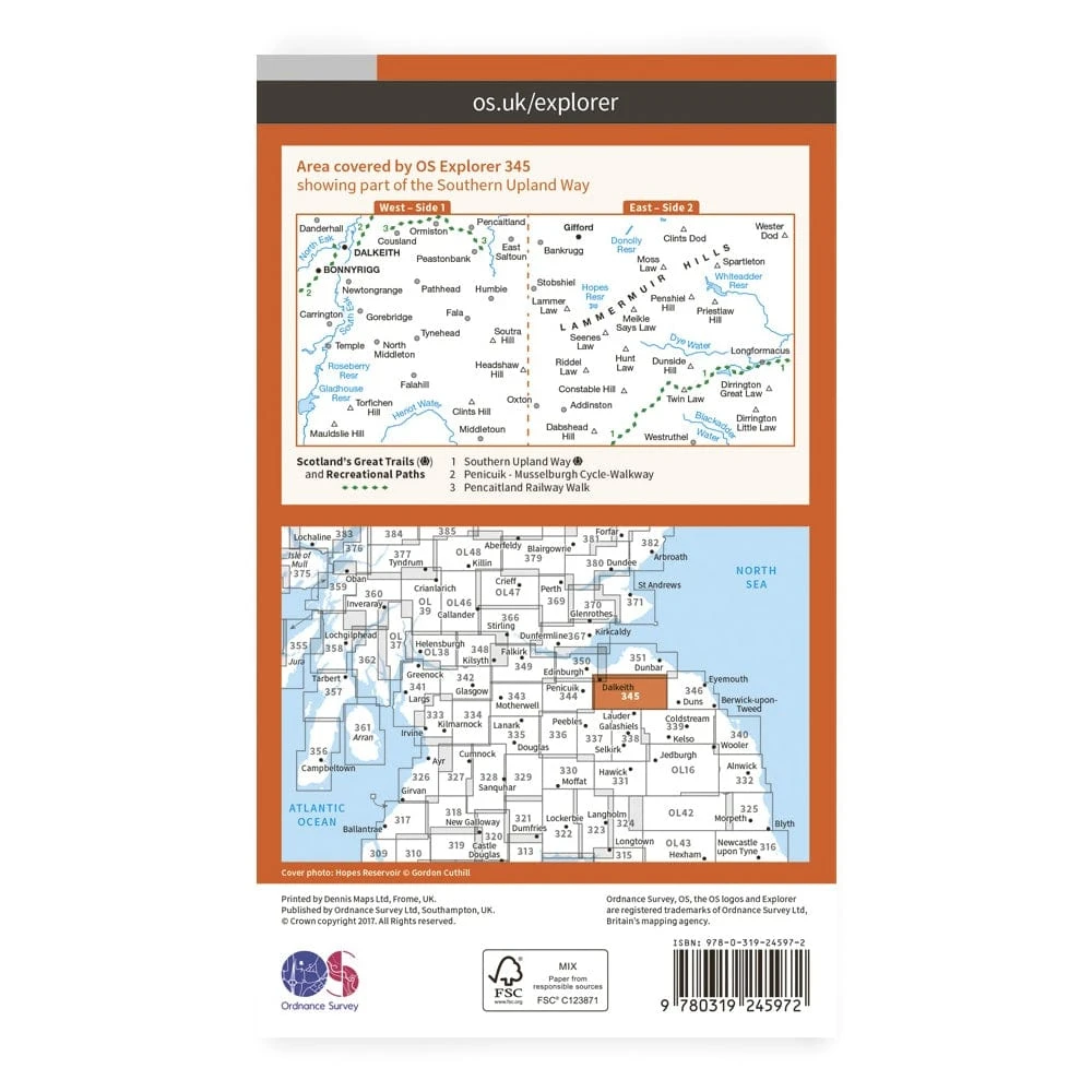 OS Explorer / Lammermuir Hills 2 OS Explorer / Lammermuir Hills - Image 2