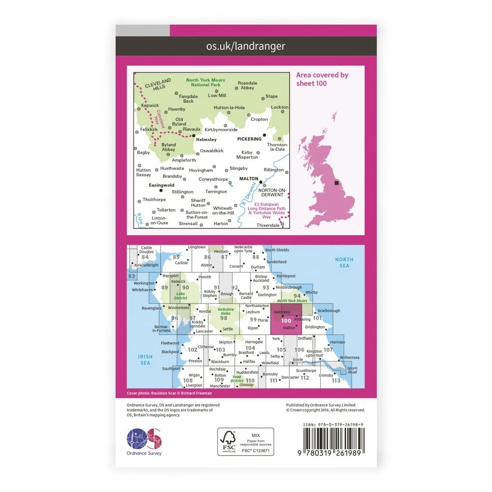 OS Landranger / Malton & Pickering 2 OS Landranger / Malton & Pickering - Image 2