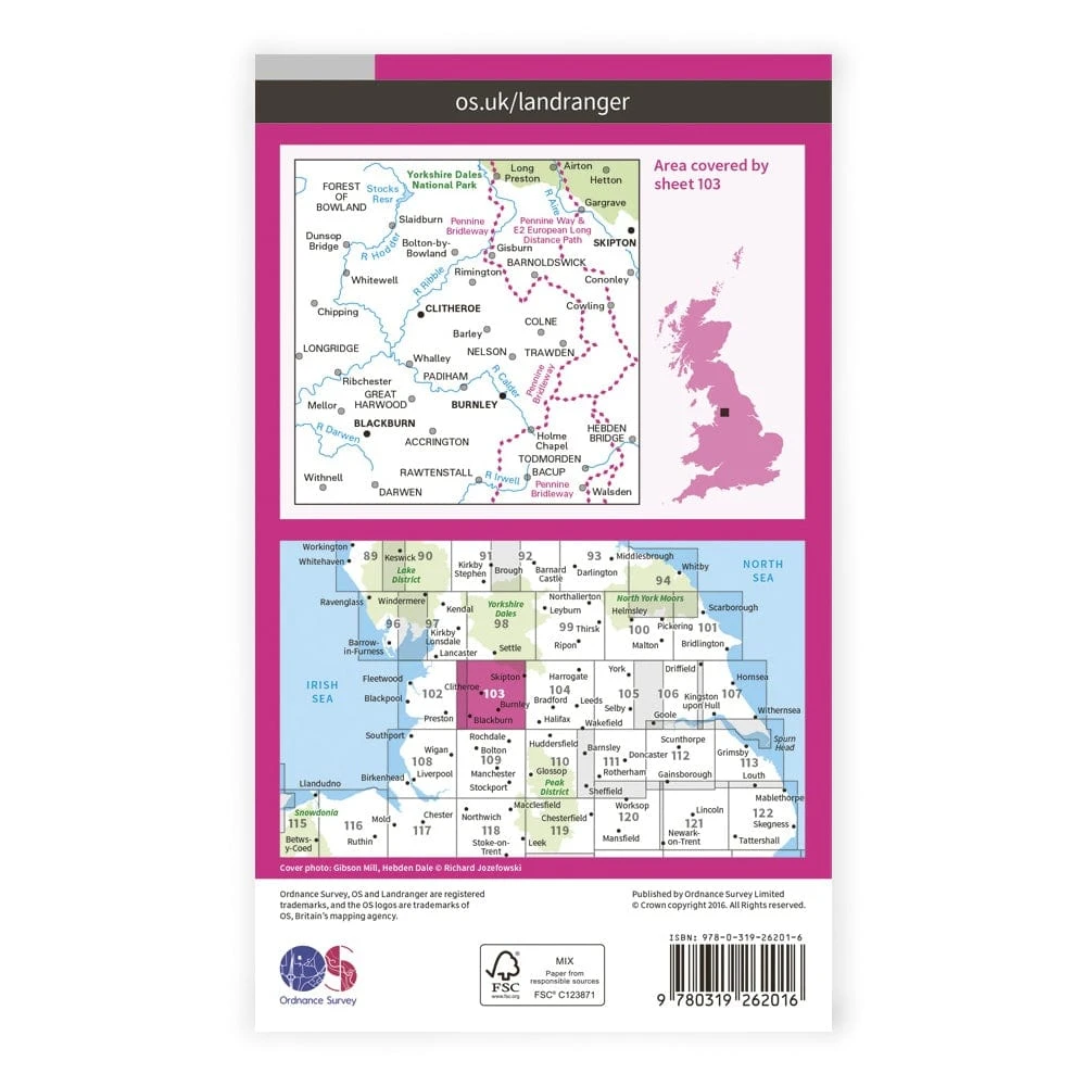 OS Landranger / Blackburn & Burnley 2 OS Landranger / Blackburn & Burnley - Image 2