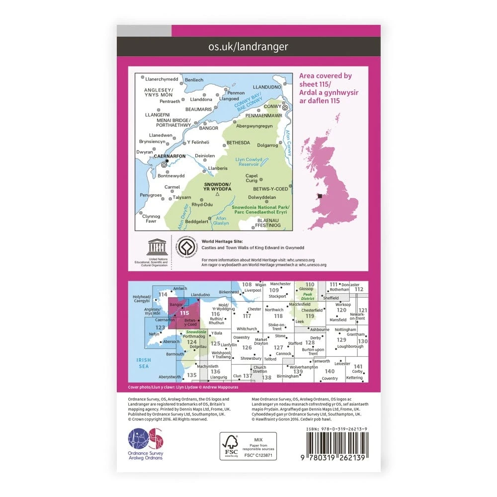 OS Landranger / Snowdon 2 OS Landranger / Snowdon - Image 2