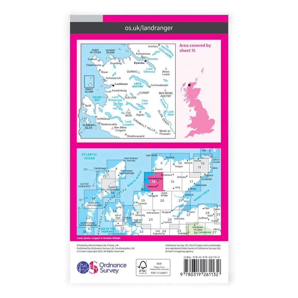 OS Landranger / Loch Assynt 2 OS Landranger / Loch Assynt - Image 2