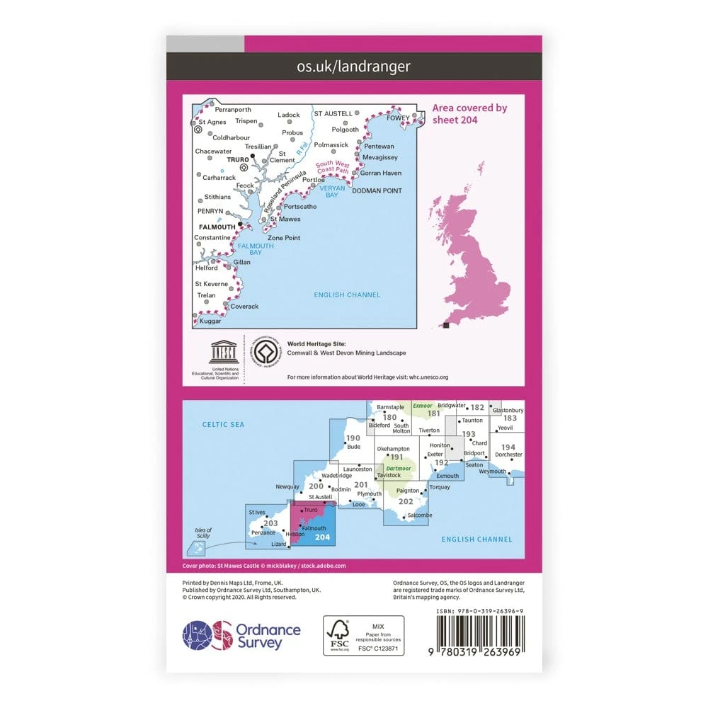 OS Landranger / Truro & Falmouth 2 OS Landranger / Truro & Falmouth - Image 2