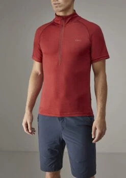 Kepler Velo Short Sleeve [Mens] -Outdoor Equipment Sale Store KEPLER VELO SS MENS PAPRIKA FRONT